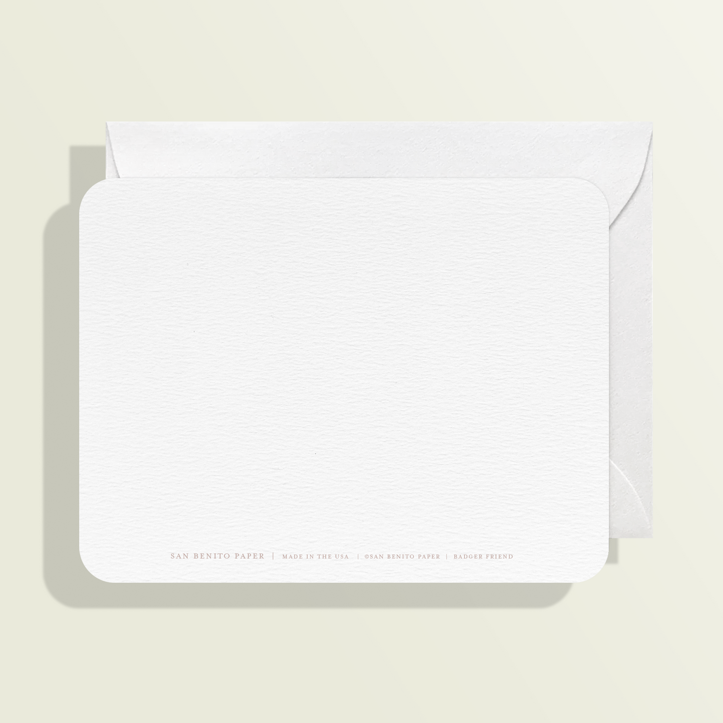 Badger Friend Card