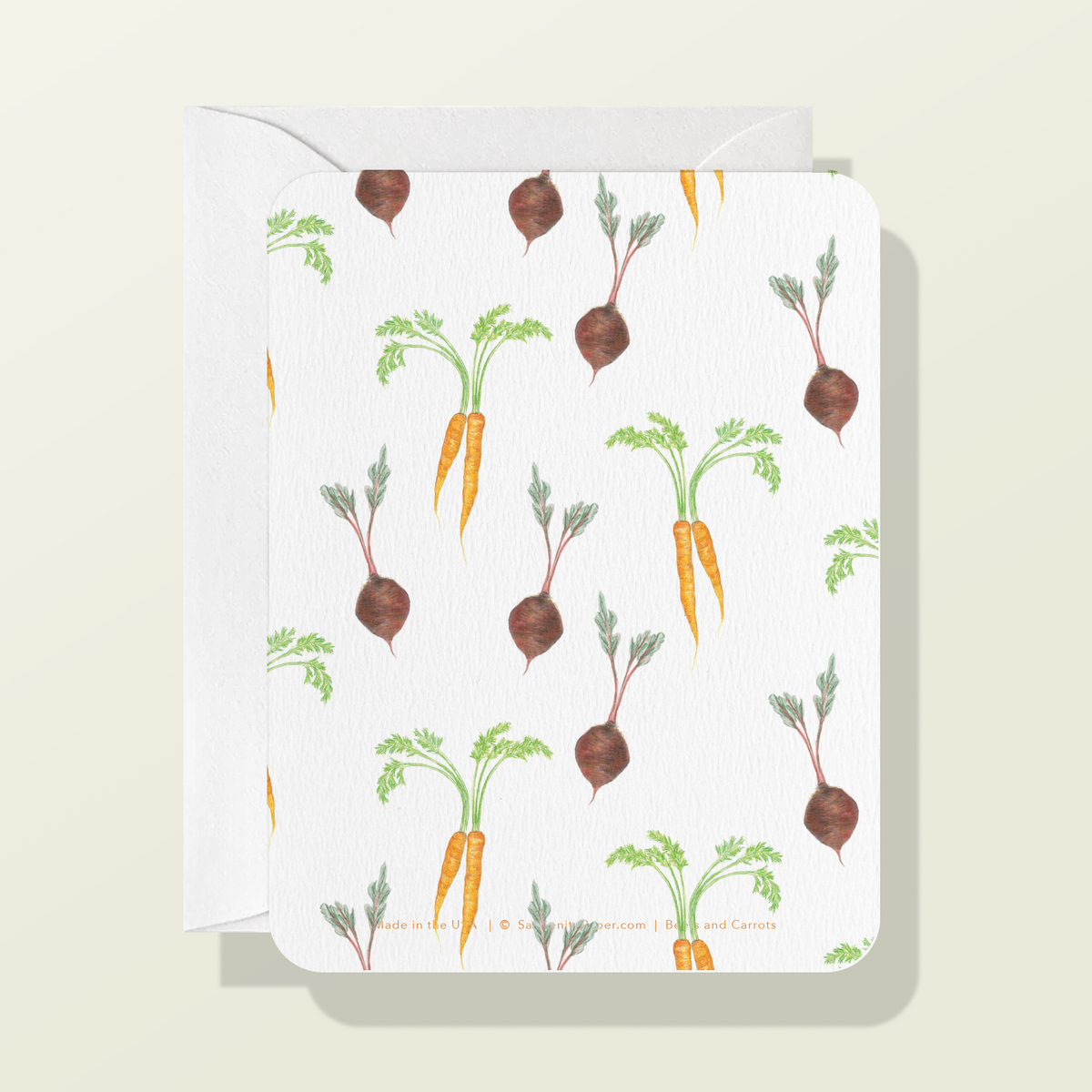 Beets and Carrots Card