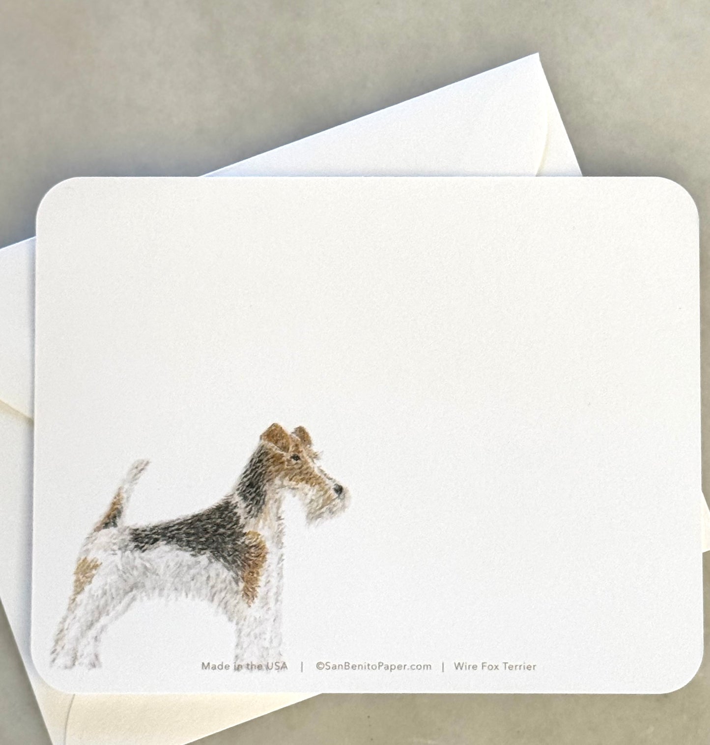Wire Fox Terrier Stationery Set