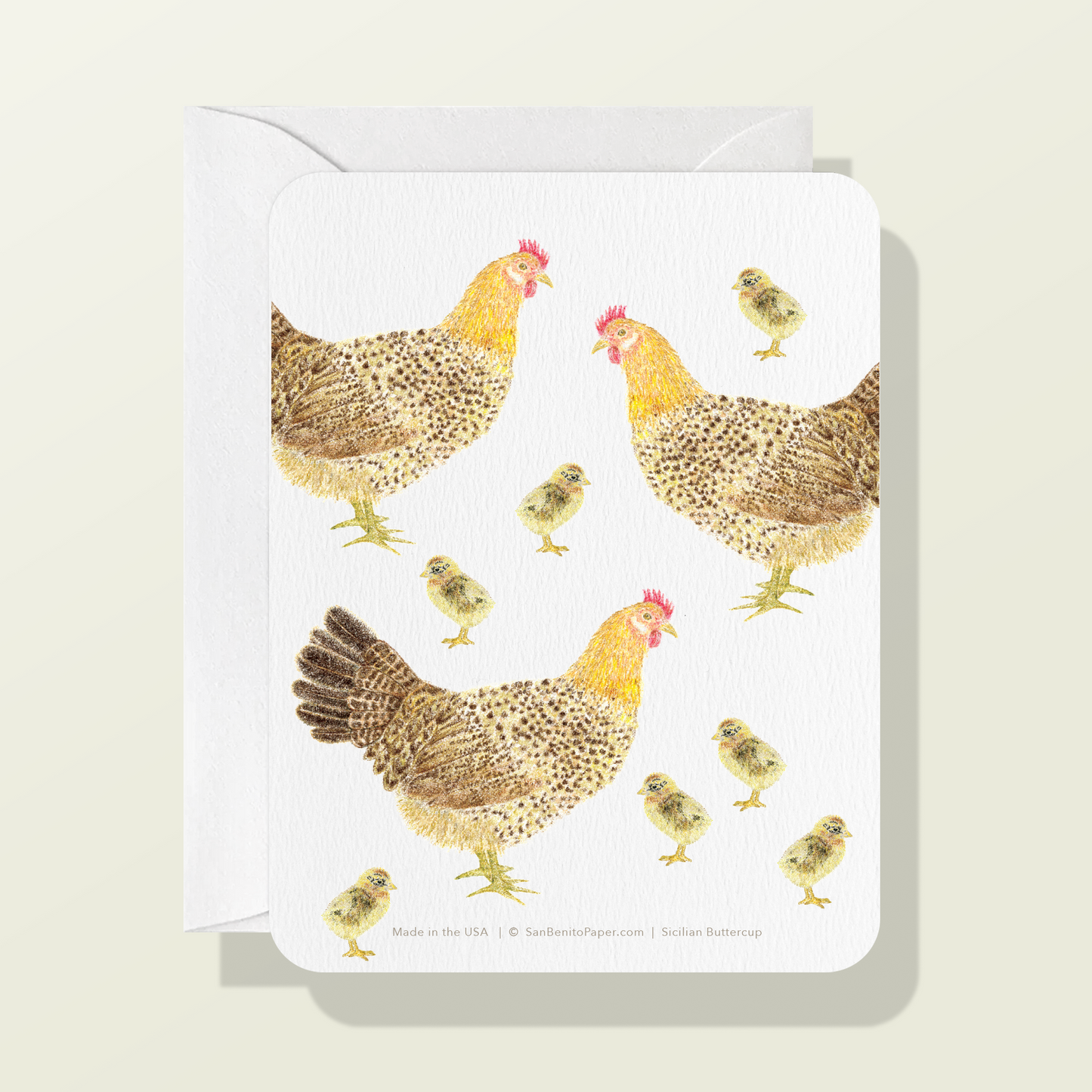 Sicilian Buttercup Chicken Card