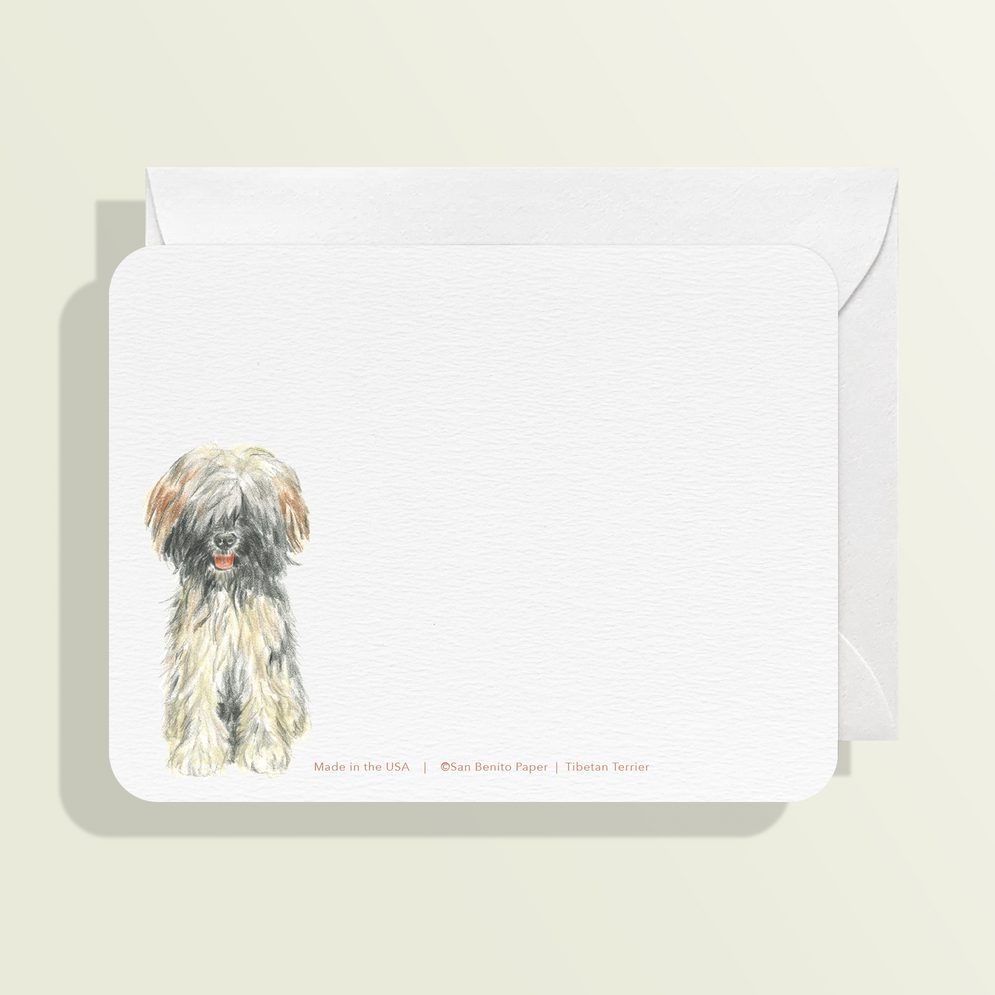 Tibetan Terrier Card