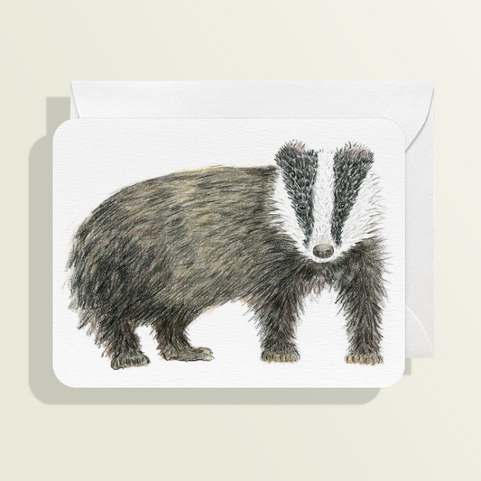 Badger Friend Card