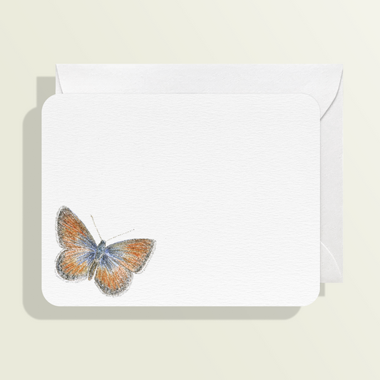 Common Blue Butterfly Card