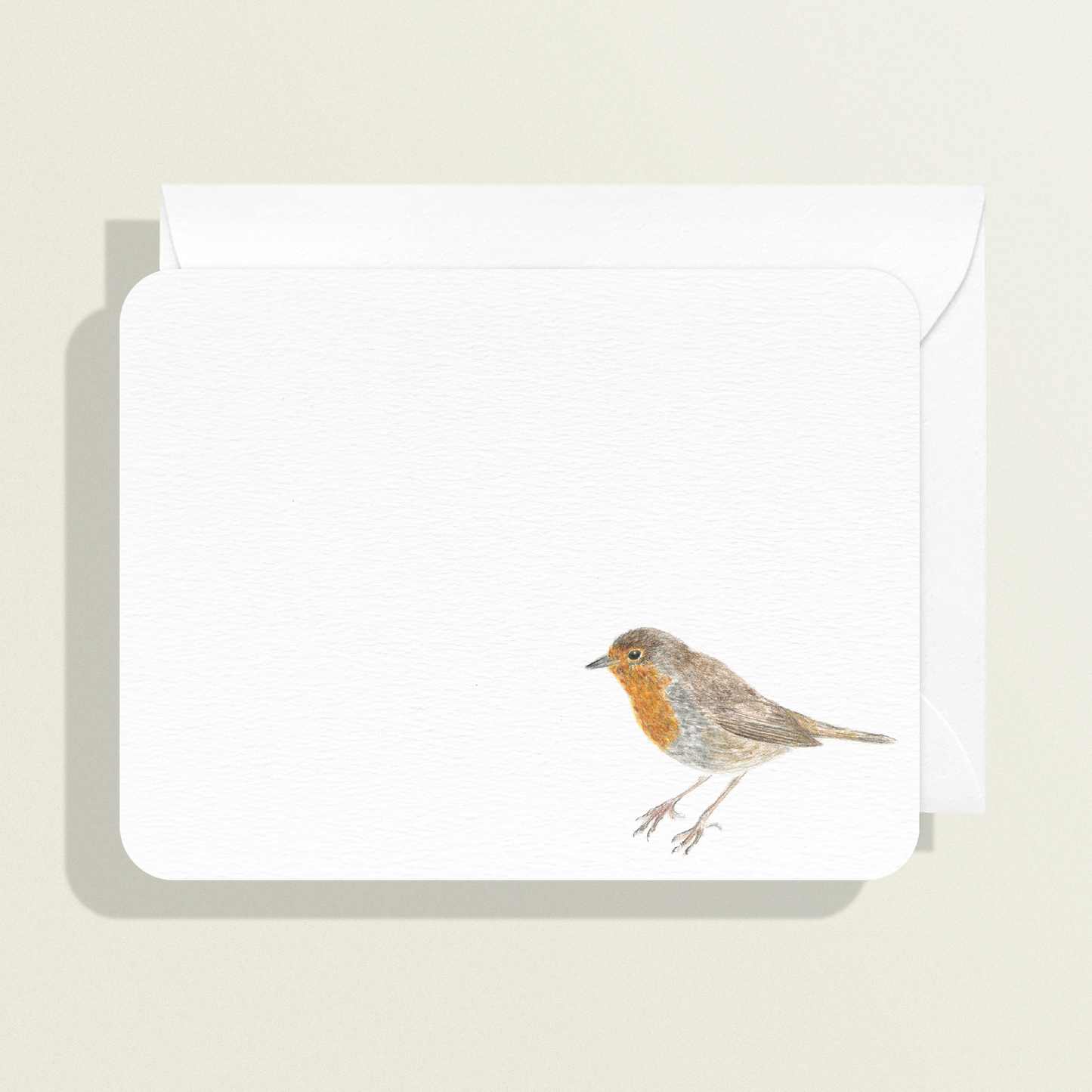 English Robin, Salal and Holly Berry
