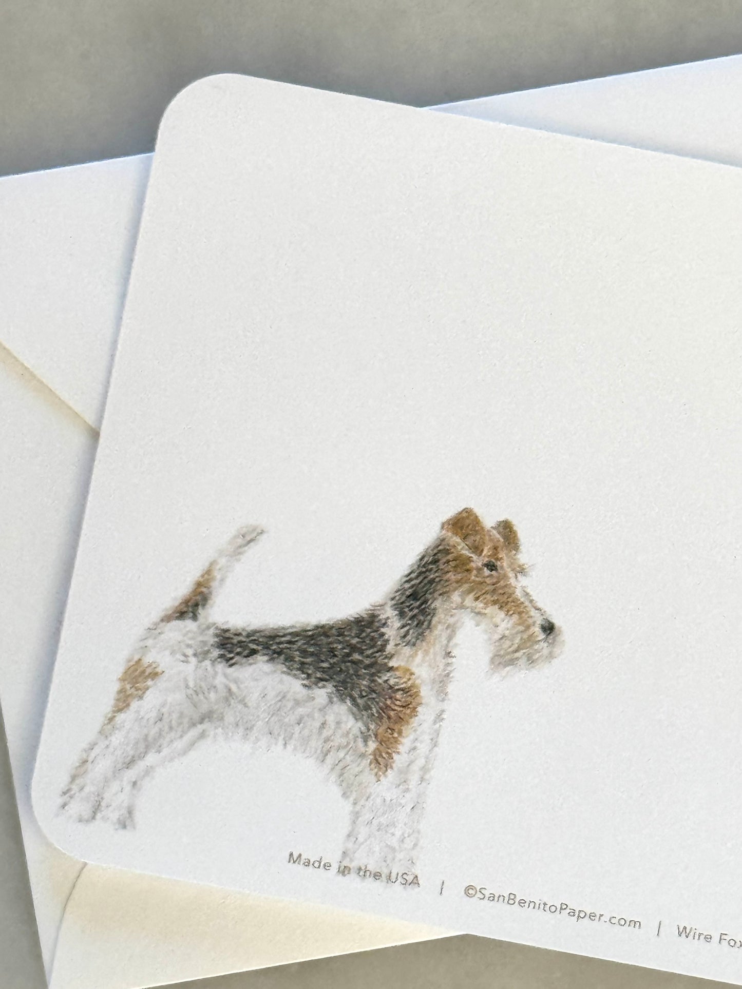 Wire Fox Terrier Stationery Set