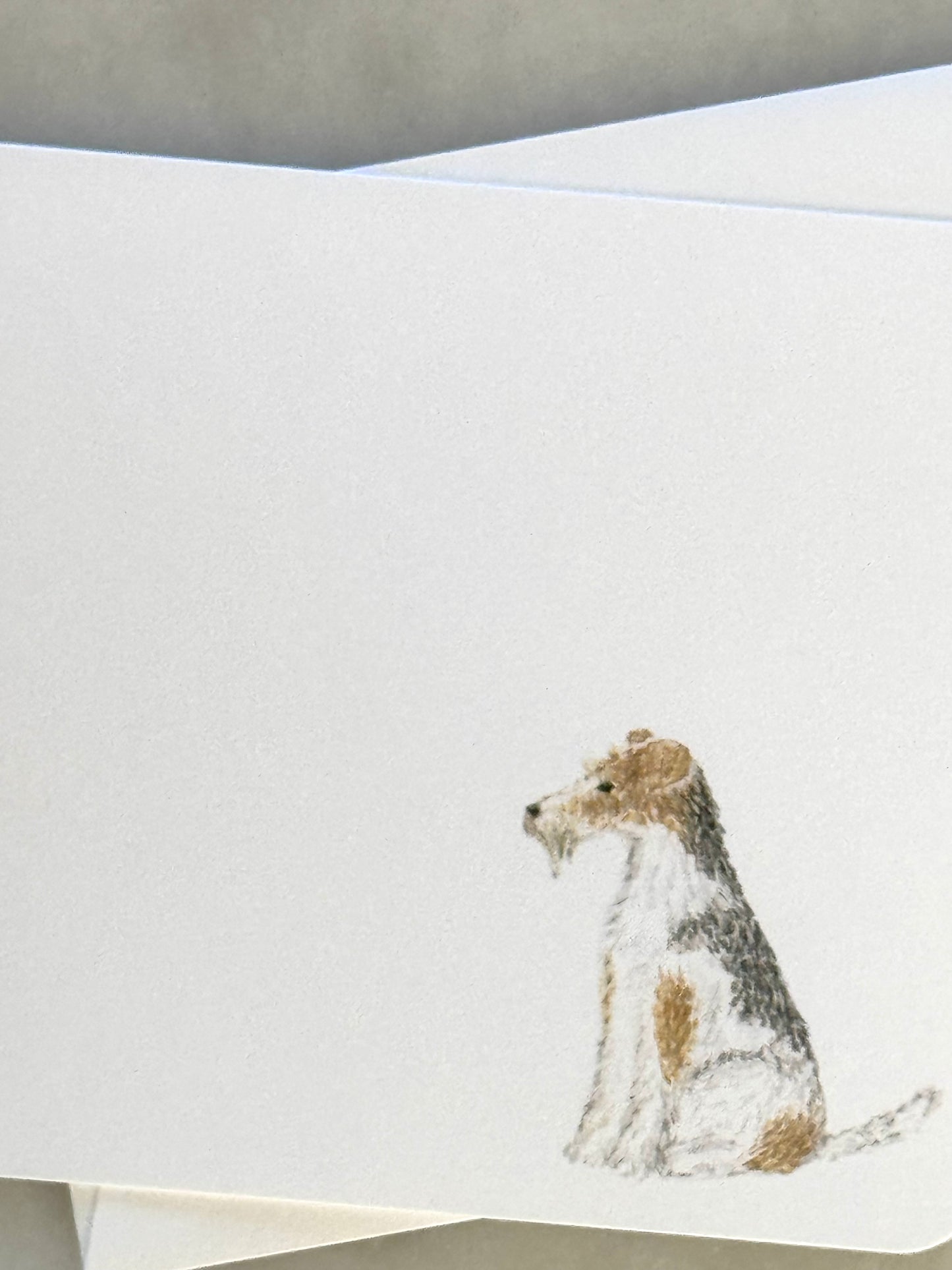 Wire Fox Terrier Stationery Set