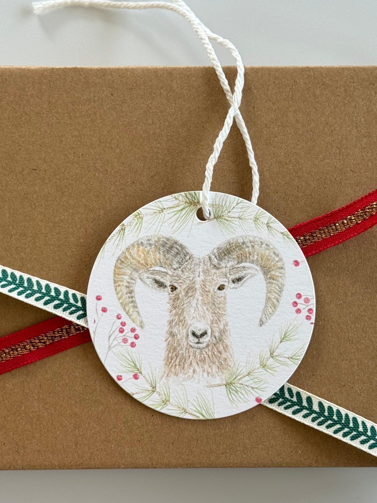 Mountain Sheep Gift Tag