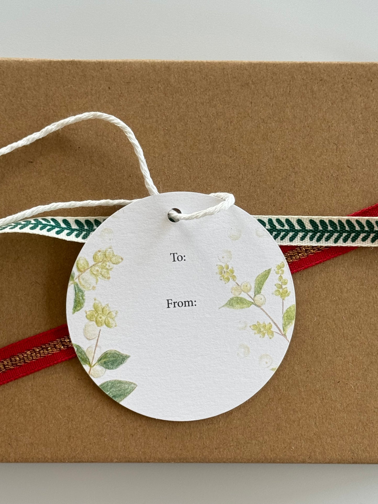 Snowshoe Hare Gift Tag