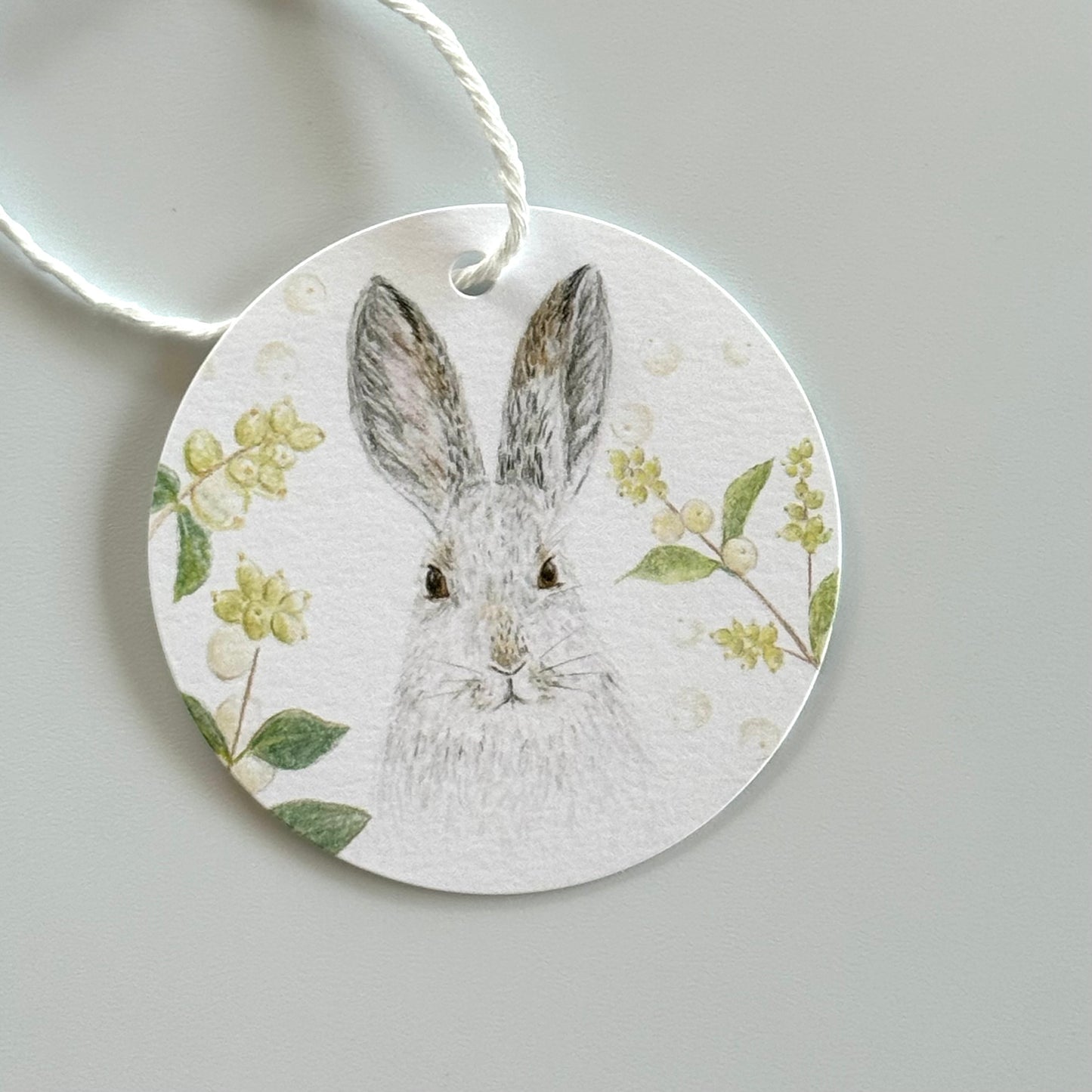 Snowshoe Hare Gift Tag