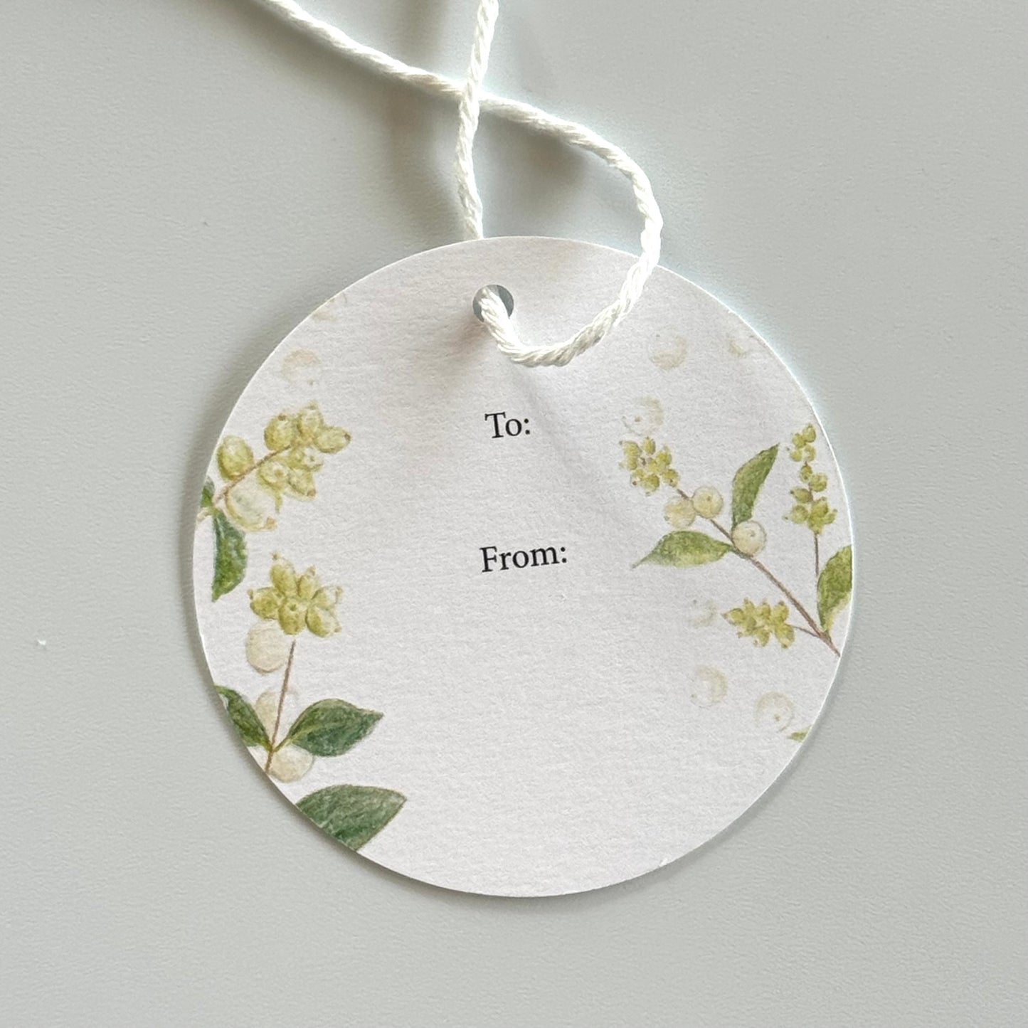 Snowshoe Hare Gift Tag