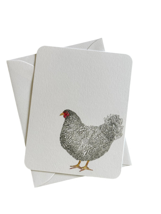 Barred Rock Chicken Stationery