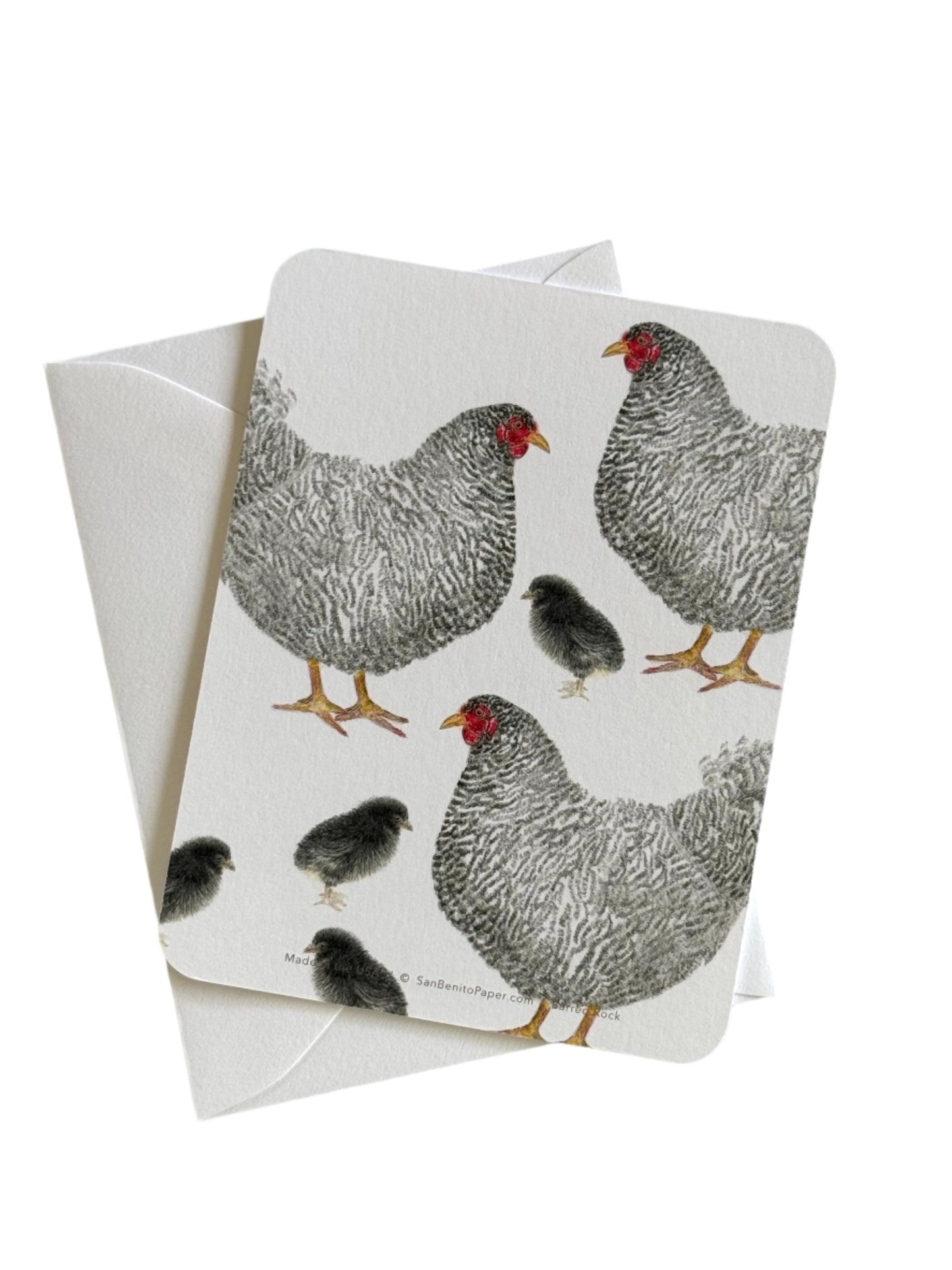 Barred Rock Chicken Stationery