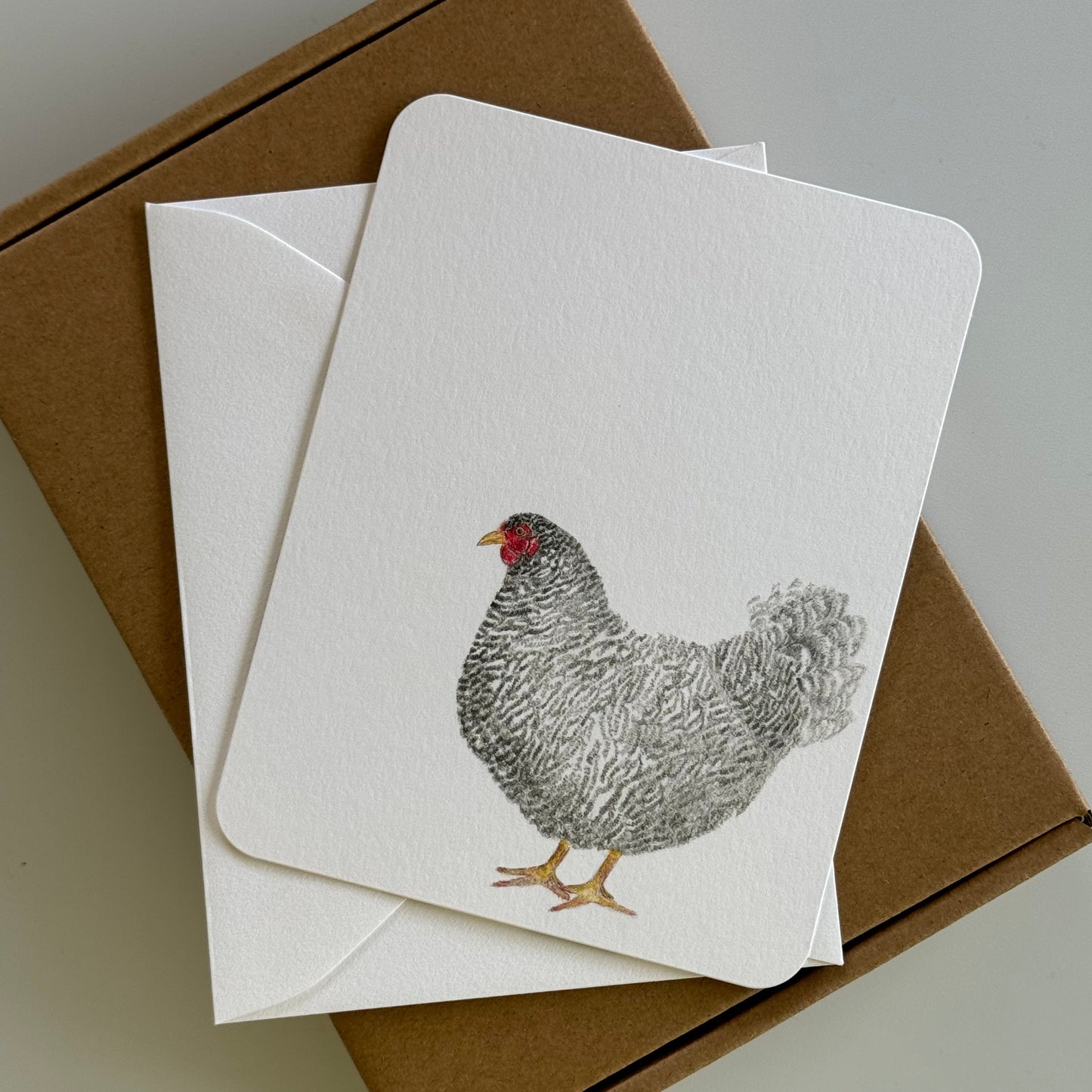 Barred Rock Chicken Stationery