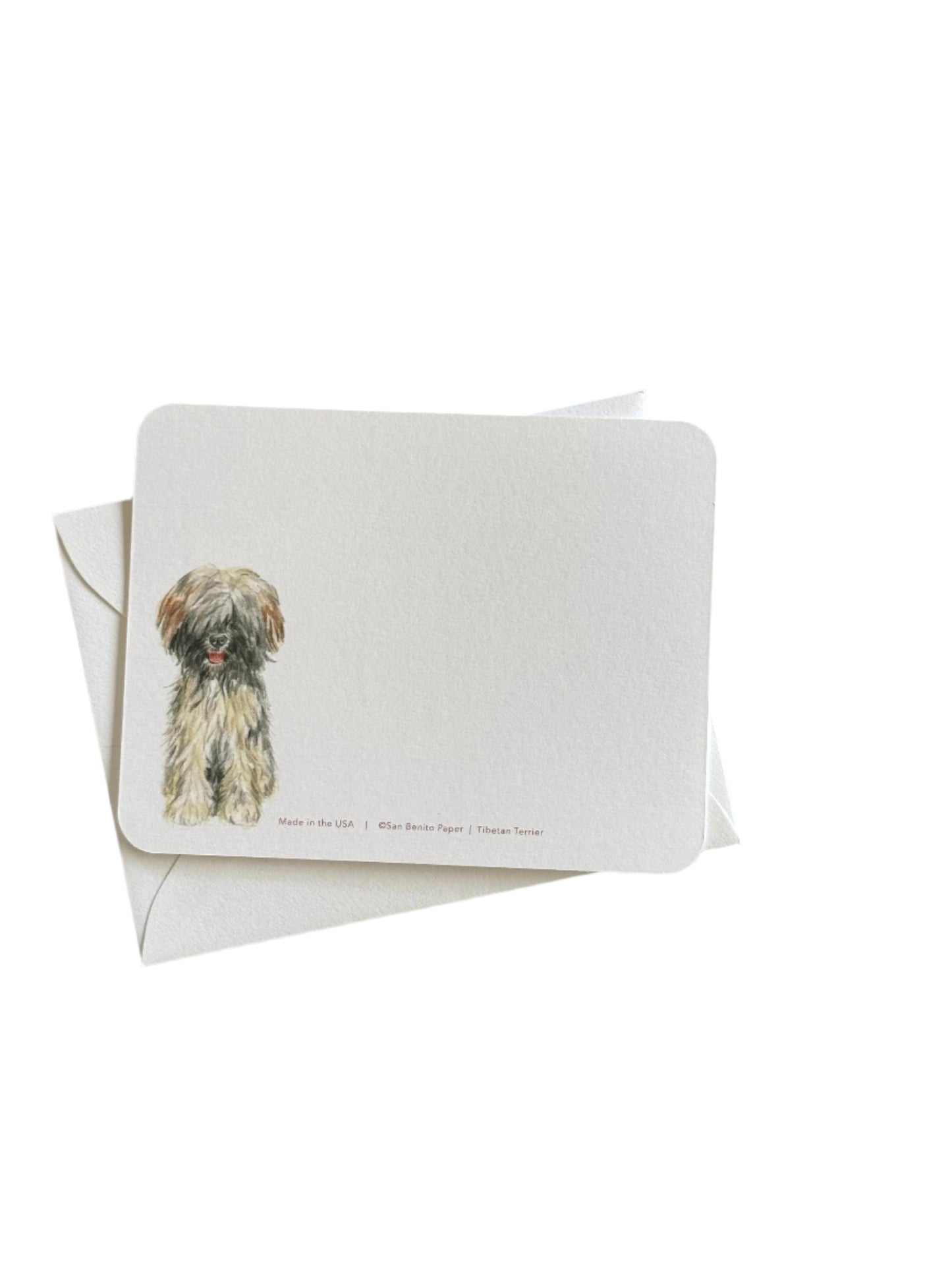 Tibetan Terrier Stationery Set