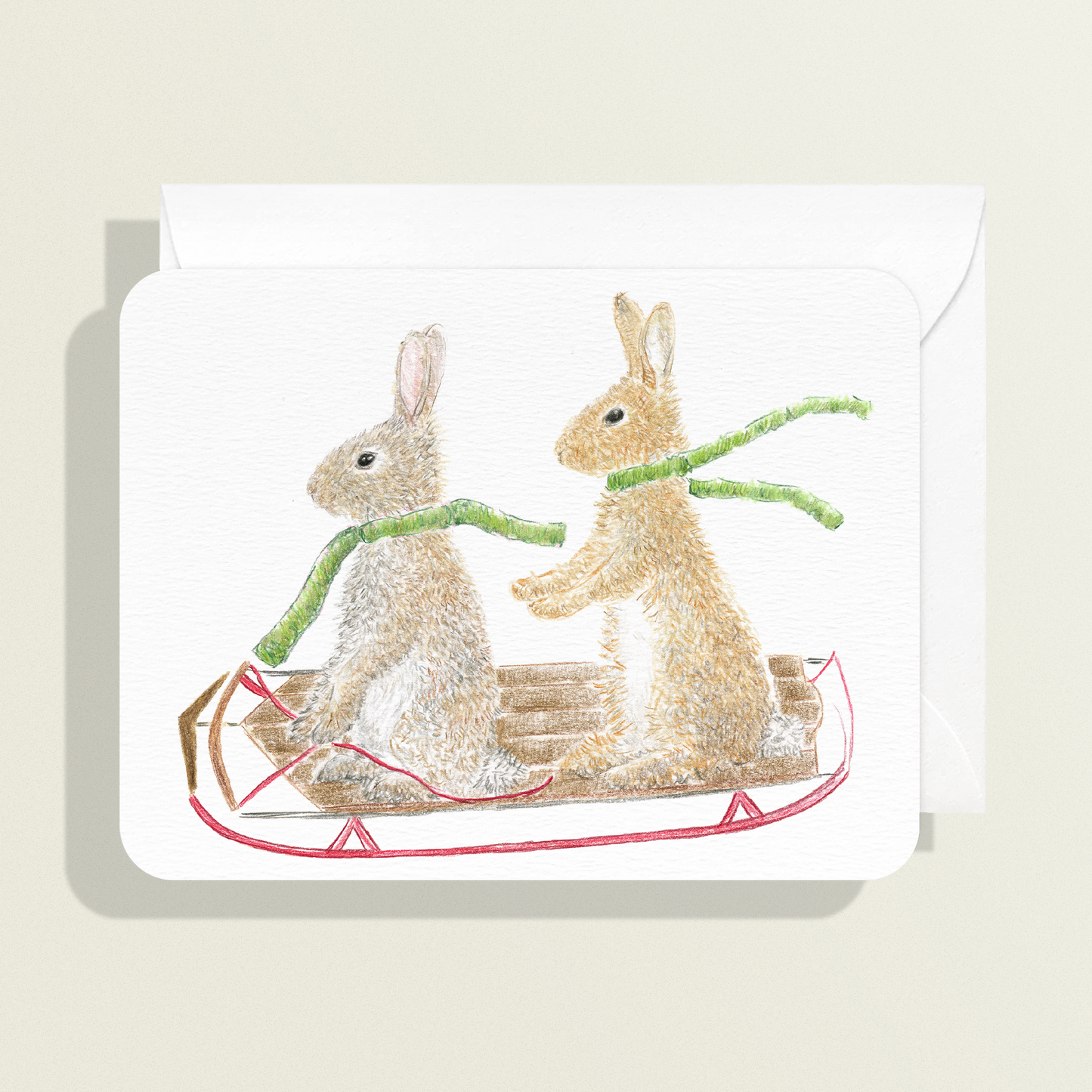 Sledding Bunnies