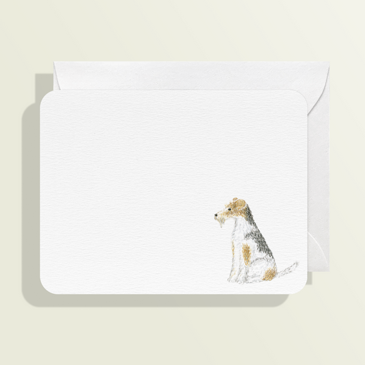 Wire Fox Terrier Card