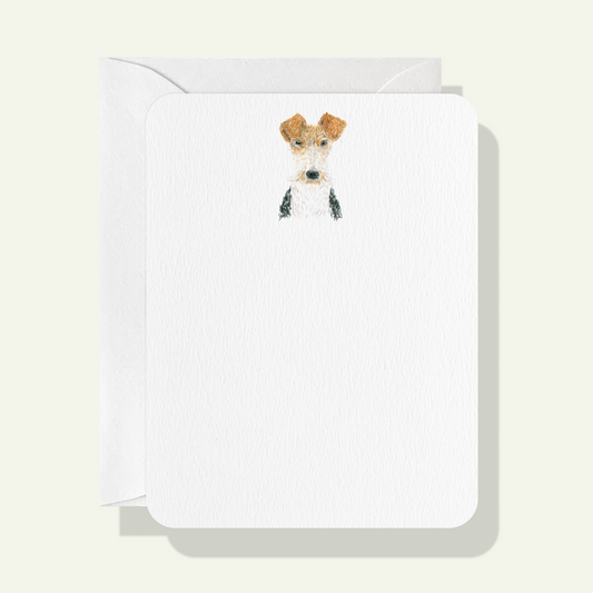 Wire Fox Terrier Card