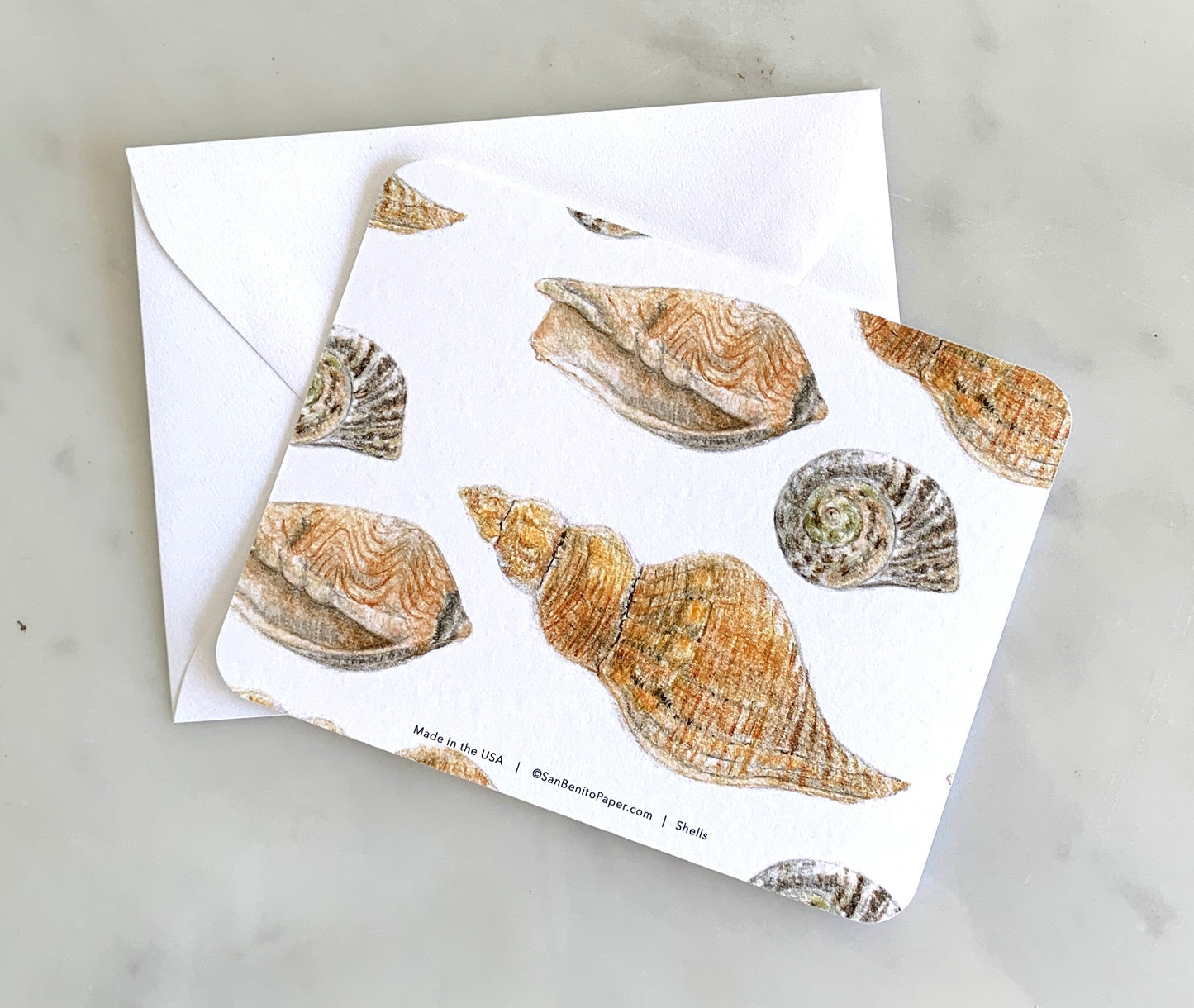 Shell Stationery Set