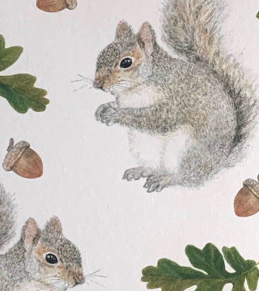 Squirrel and Oak Card