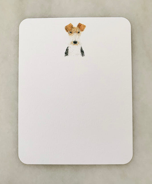 Wire Fox Terrier Card